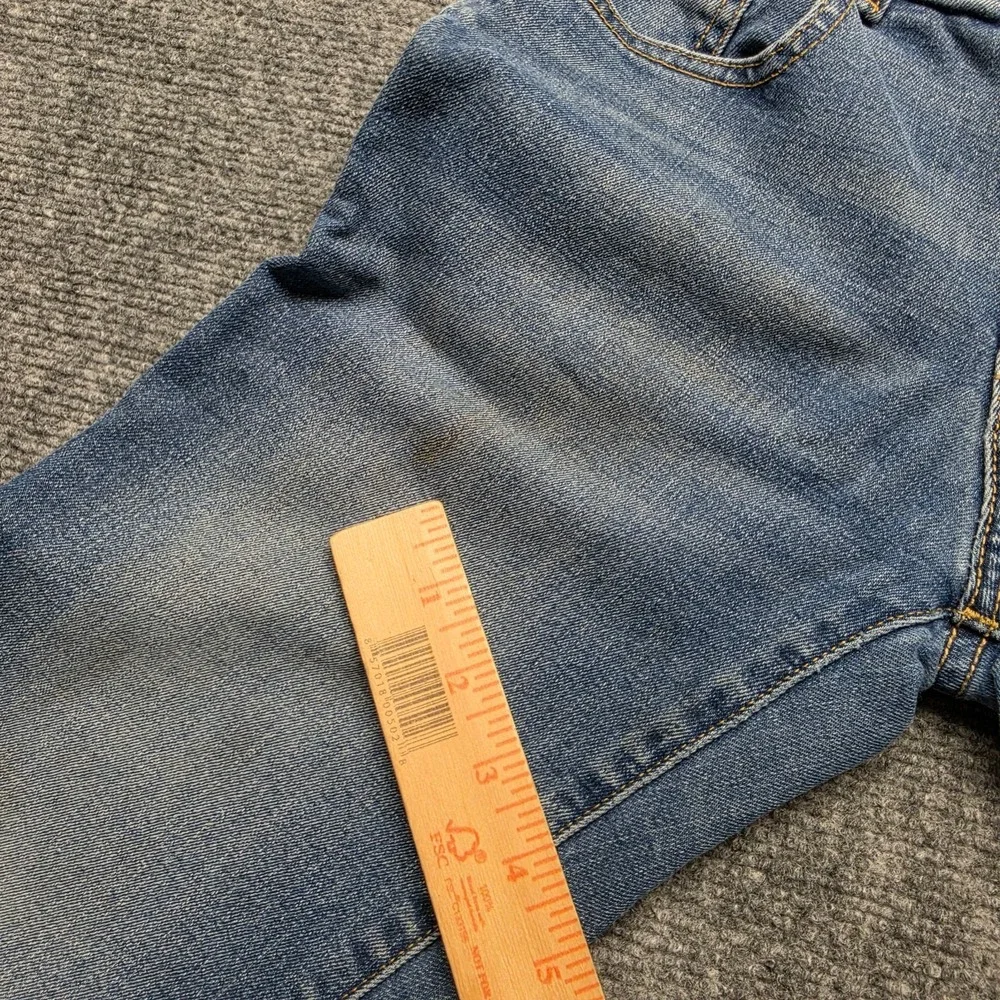 GAP Kids Boys Stretch Straight Jeans Size 16 Medium Wash Adjustable Waist Blue